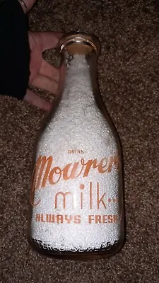 $100 • Buy Vintage Bethlehem PA Milk Bottle Mowrer's Dairy Quart War Bonds 