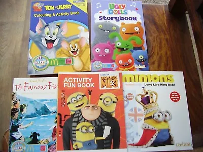 Job Lot X 5 Children Kids Books Minions Despicable Me Tom & Jerry Famous Five • £6