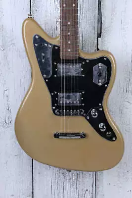 Fender Squier Contemporary Jaguar HH ST Electric Guitar Shoreline Gold Finish • $469.99