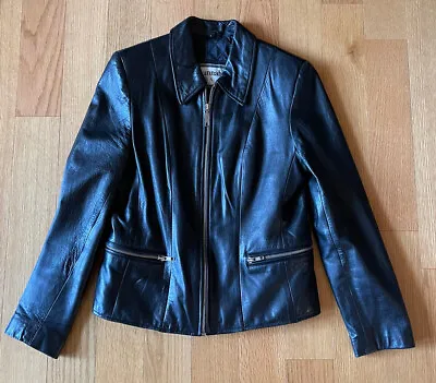 Women’s Leather Jacket Vintage Size S • $49