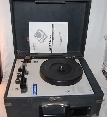 Vtg Califone 1000AV  Portable Classroom Phonograph Record Player • $49.99