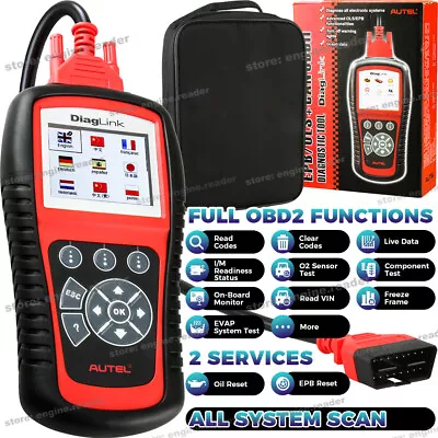 ABS SRS OBD2 Scanner Automotive Code Reader Oil Reset EPB Diagnostic Scan Tool • $109