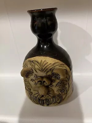 5 Ugly Face 5½” Tall Vintage Studio Pottery Face Vase Signed • $12