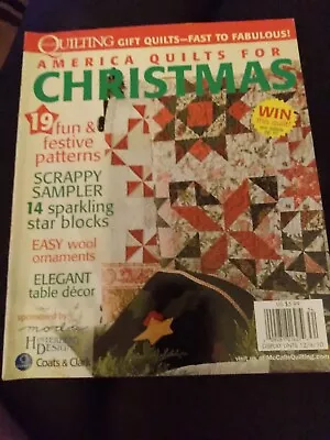 McCall's Quilting Magazine 19 Fun Festive Christmas Ideas Autumn 2010 • $4.99