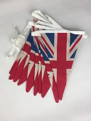 Union Jack Fabric Bunting.Double Or Single Sided.Coronationbanner.King Charles • £7.99