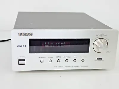 £59.99 • Buy Teac T-H300 DAB FM AM Radio Tuner Silver Compact Optical Out JAPAN MADE