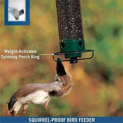 £20.27 • Buy 14.6In Squirrel Proof Bird Feeder For Hanging Outdoor Food Garden Decoration New