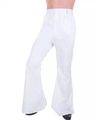 70s White Flare Mens Pants • $26.99