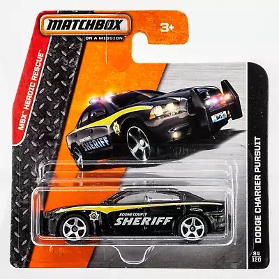 2014 Matchbox #84 Dodge Charger Pursuit BLACK | BOONE COUNTY | MB846 VARI | FSSC • $9.99