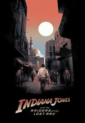 $18.95 • Buy INDIANA JONES MOVIE POSTER * LARGE A3 SiZE QUALITY CANVAS PRINT