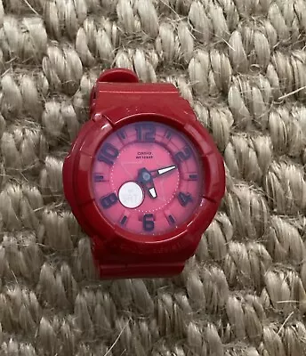 Casio Baby - G Neon Dial Ladies Watch BGA-133-4b Red • $80