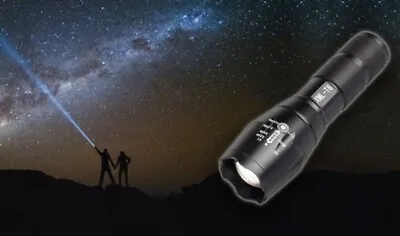 UltraFire 50000LM Zoom LED Flashlight  +18650 Battery +Charger **PROMOTION** • £17.49