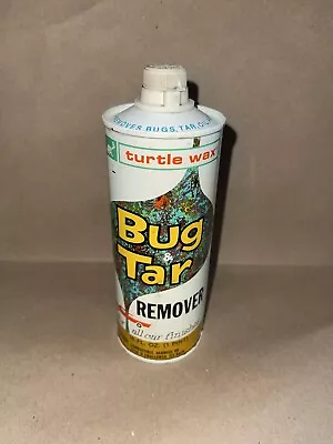 Turtle Wax Bug And Tar Remover Vintage Can • $15