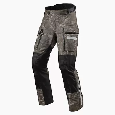 £219.99 • Buy Rev'it Men's Sand Pant 4 H20 Camo Brown Textile Motorcycle Trouser New