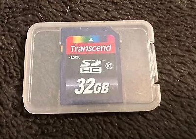 Transcend 32 GB 32GB SDHC Class 10 Flash 200x Memory Card • $7.35