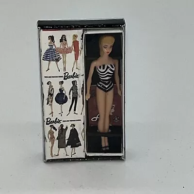 Barbie Miniature Repro / Reproduction 1959 Doll In Mini Box Mattel • $28.96