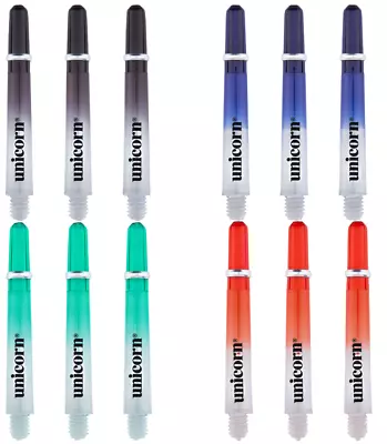 Unicorn Gripper 4 2-Tone Dart Stems Shafts 4 Colours Polycarbonate Two Tone • £3.95