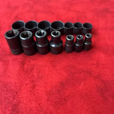 TORX USA IMPACT SOCKET SET 7 PCS (E16 14 12 10 8 7 6) 3/8” Drive  (tb6.3) • $25