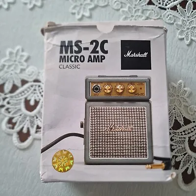 Marshall - MS-2C Micro Amp - Mini Practice Amp (Classic Grey)    • £30