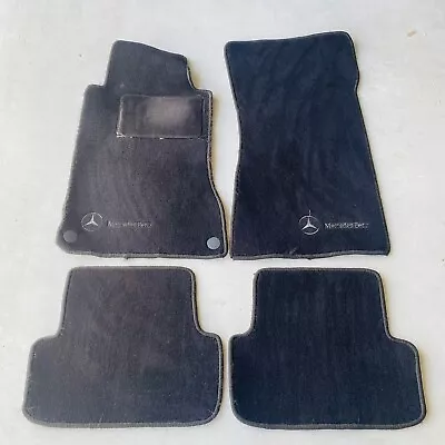 Mercedes Benz 03-09 OEM W209 CLK350 CLK500 CLK550 Black Floor Mats Set Of 4 • $69.99