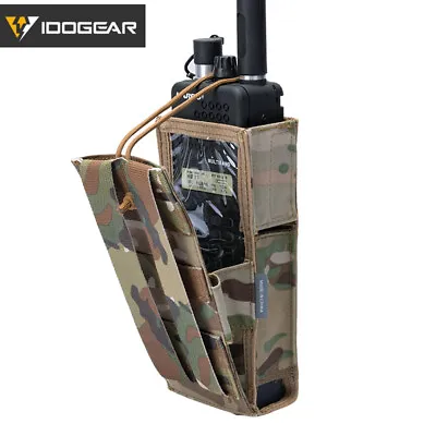 IDOGEAR Tactical Radio Pouch For PRC148/152 Walkie Talkie Holder MBITR MOLLE • $18.83