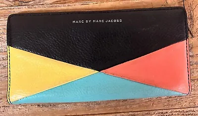 Marc By Marc Jacobs Color Block Leather Long Wallet • $40