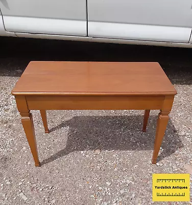 Mid Century Walnut Piano Bench With Lift Seat  (PB-19) • $269.10