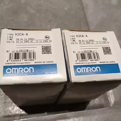 New Omron H3CA-A Solid-state Timer 24-240VAC/VDC • $65