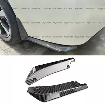 For Volvo XC40 XC60 XC90 Rear Bumper Lip Spoiler Splitter Diffuser Carbon Fiber • $9.49