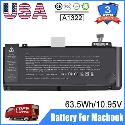 A1322 Battery For Apple MacBook Pro 13  A1278 Mid 2009 2010 2011 2012 NEW 63.5Wh • $17.89