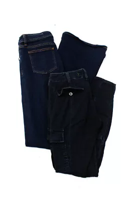 Rag & Bone Jean J Brand Women's Flare Jeans Cargo Pants Blue Size 24 25 Lot 2 • $40.81