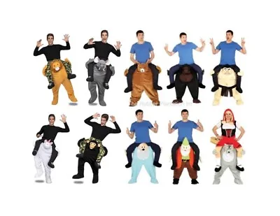 Shoulder Carry Ride On Piggy Back Fancy Dress Costume Outfit Mens Ladies Funny • £38.99