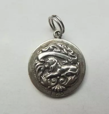 Vintage Danecraft Sterling Silver Leo The Lion Zodiac Charm • $24.95