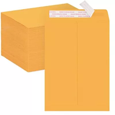 Manila Envelopes Self Seal 9 X12 100pack 9 X12 Mailing Envelopes In Yelllow... • $37.39