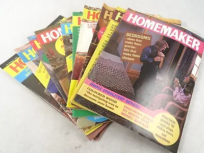 10 X Vintage Homemaker Magazine. 1976 • £10.99