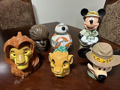Disney Cup Mug Souvenir Bb8 Chewbacca Lion King Mickey Mouse Lot Simba Mufasa • $9.99