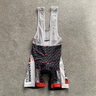 £19.99 • Buy Cycling Bib Shorts Vest Size L Mens Lycra Grey Silver    H