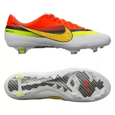 NIKE CR7 MERCURIAL VAPOR IX CR FG ACC FIRM GROUND SOCCER SHOES White • $699.99