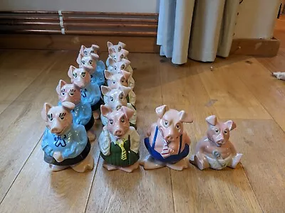 Natwest Pigs X 13 - Pristine Condition - FREE DELIVERY • £60