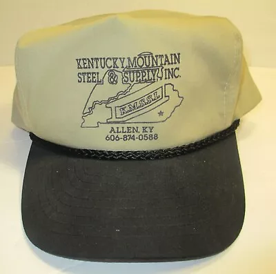 Kentucky Mountain Steel Supply Co Advertising Cap Allen Ky Coal Mining Country • $10