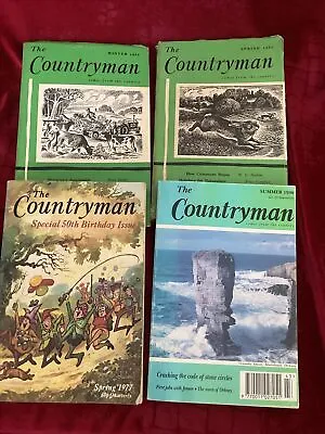 4 Editions Of The Countryman Magazine 1962 1996 77 Spring Summer Winter Autumn • £6.99