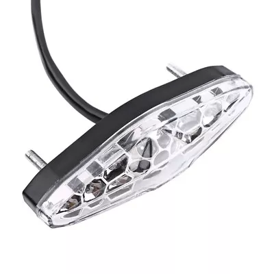 Motorcycle Rear LED Brake Stop Running Tail Light License Plate Lamp Cafe Racer • $10.39