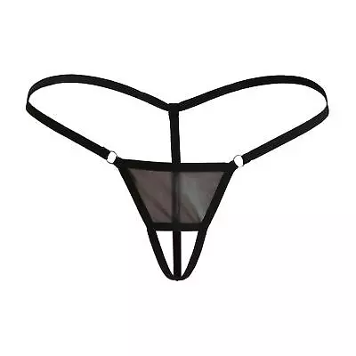 Womens Hollow Out Mini T-back Micro Thongs G-string Mini Covwerge Sexy Beachwear • £8.19