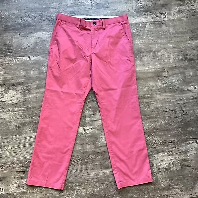 TailorByrd Chino Pants Mens 34x30 Pink Everyday Lightweight Straight Leg • $24.74