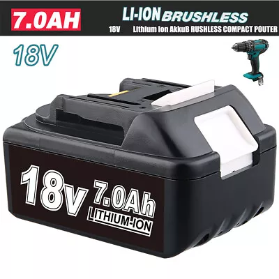 For Makita 18 Volt 7000mAh Lithium-Ion BL1830 BL1850 BL1860 Tool Battery NEW US • $26.89