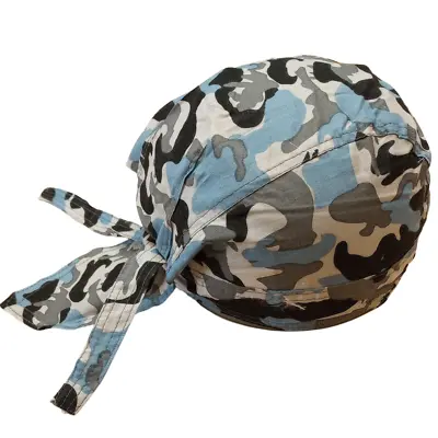 Camouflage Durag Skull Cap Head Wrap Biker Motorcycle Du Do Camo Bandana Dew Rag • $4.99