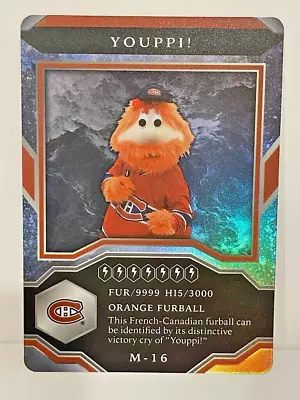 2021-22 Upper Deck MVP Hockey Mascots Foil #M-16 Youppi! • $1.50