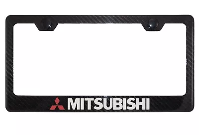 Carbon Fiber License Plate Frame For Mitsubishi • $24.99