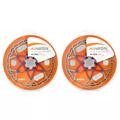 ASHIMA AiNeon ARO-10 Lightest Disc Brake Rotor 180mm 88g  Red • $49