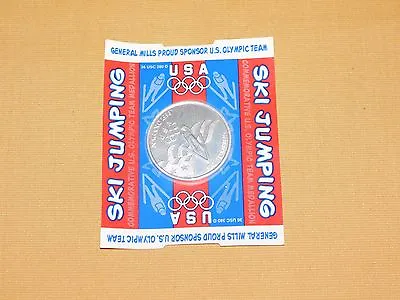 Vintage 1998 General Mills Nagano Usa Ski Jumping Olympic Team Medallion Coin • $20.99